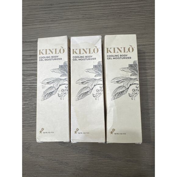 Kinlo Cooling Body Gel Moisturizer, 4oz, pack of 3 - Picture 2 of 5